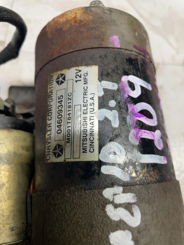 1998-2002 DODGE INTREPID 1998-2002 CONCORDE Starter Motor 2.7L OEM - Image 3 of 4