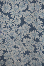 Los Angeles Rose Women s Med Blue Daisy Flower Scrub Top Style 6677 DB Cut 1512