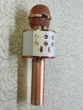 iJoy Bluetooth Speaker  Karaoke Microphone, Open Mic  Rose Gold