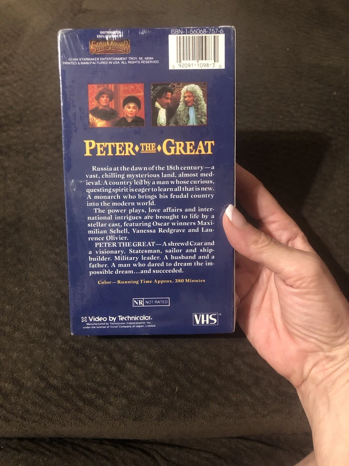 Peter The Great  Maximillian Schell VHS Factory Sealed Foto 3 de 4