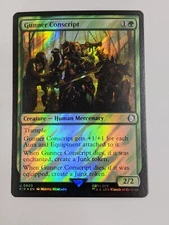 Gunner Conscript - PIP 0605 MTG Magic the Gathering Fallout Surge Foil