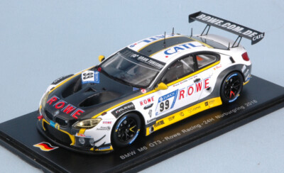Modellauto Maßstab 1:43 Spark Modell BMW M6 GT3 N.99 24 H NURBURGRING SIMS...