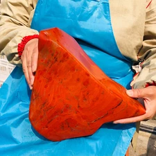 7600g Rare Natural Beautiful Red Jasper Mineral Crystal Specimen Healing 529