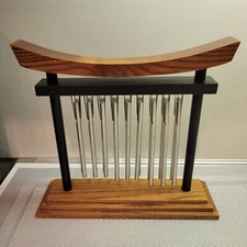 WOODSTOCK CHIMES-Tranquility Table Chimes Ashwood with Aluminum Chimes 