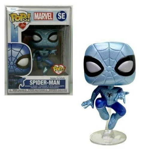 Funko Pop! SE Marvel Make A Wish SPIDER-MAN Metallic VAULTED PWP