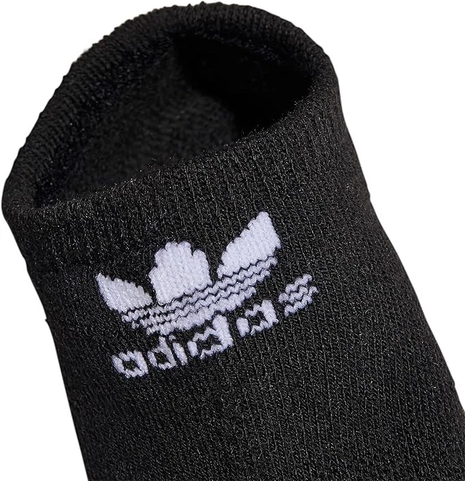 adidas Originals Kids-Boy's/Girl's Cushioned No Show Socks (6-Pair) SIze L - Image 4 of 4