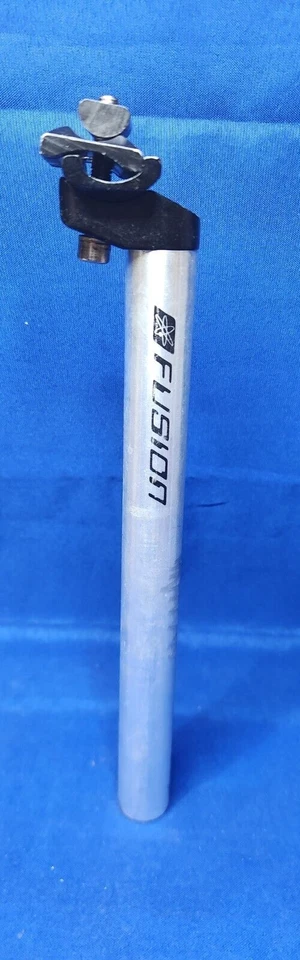 Tija de sillín BMX 26,2 mm vintage años 90 Haro Fusion aluminio micro ajuste plateado/negro Foto 3 de 4