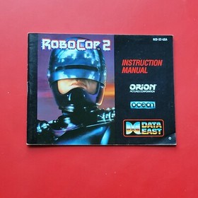 Nintendo NES RoboCop 2 Robo Game Box Manual Authentic Tested Action Platformer