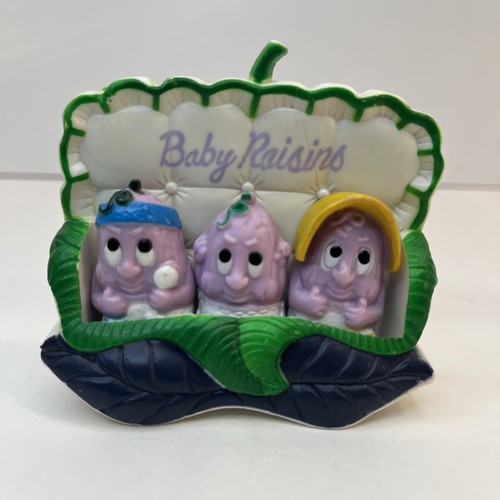 VINTAGE GIFTCO MEMO BUDDIES BABY RAISINS REFRIGERATOR MAGNETS