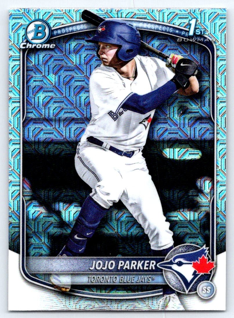 2025 Bowman Draft - Chrome JoJo Parker #BDC-8 Mojo Refractor (RC) Blue Jays