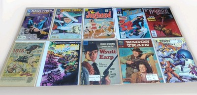 50 Vintage Comic Book Etc Lot Marvel DC Archie Disney  Star Trek Dark Horse More