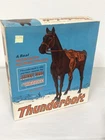 1960s MARX JOHNNY WEST THUNDERBOLT BROWN HORSE EXCELLENT IN THE BOX LOT #75
