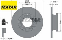 2X Bremsscheibe Textar 92292603 2 Bremsscheiben Hinterachse Hinten FüR Ford