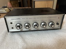 Realistic MPA-20 Solid State PA Amplifier Vintage Radio Shack Tested Work Read!!