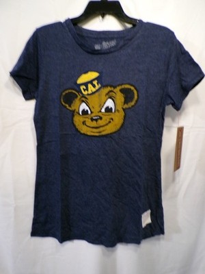 Retro Brand Women's L Cal Golden Bears Oski Graphic Navy T-Shirt
