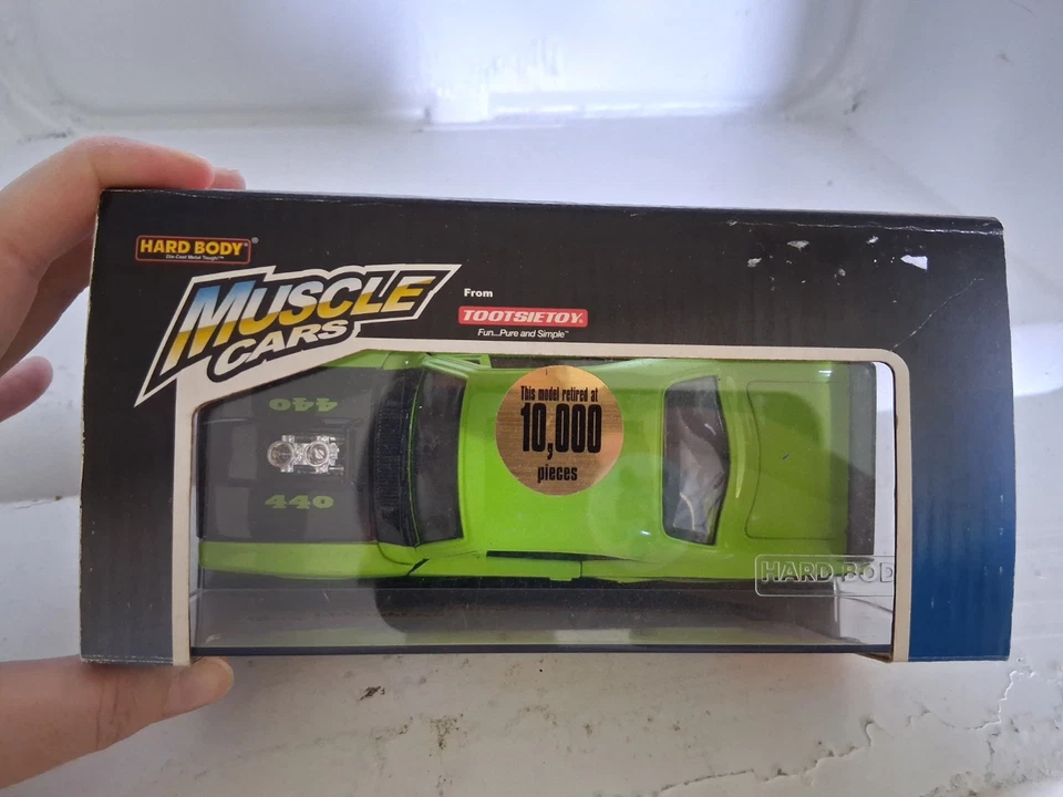 TOOTSIETOY MUSCLE CARS 1969 PLYMOUTH GTX SERIE 2 EDICIÓN LIMITADA CARROCERÍA DURA Foto 2 de 4