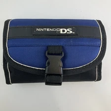 Nintendo DS Case Blue & Black Travel Game Holder Protector Console Carrier NWOT