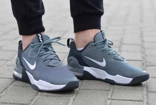 Nike Air Max Alpha Trainer 5 Grigio Scarpe da Ginnastica Uomo UK 9 Eur 44 dm0829 003
