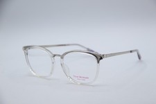 NEW ISAAC MIZRAHI IM30051 SI CLEAR SILVER FLORAL AUTHENTIC EYEGLASSES 52-17