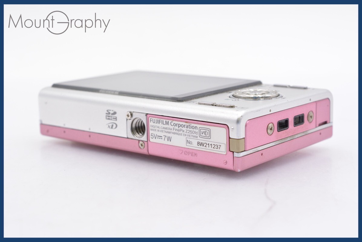 FUJIFILM FINEPIX Ｚ250 fd Fujifilm FinePix Z250fd Pink Digital Camera 10.0MP 5x zoom