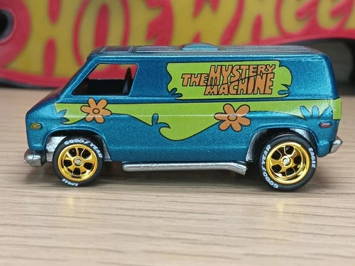 Vintage Hot Wheels Super Van Custom The Mystery Machine Real Riders 1/64 Loose