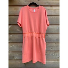 Spanx AirEssentials Coral Short Sleeve Elastic Waist Pocket Dress