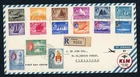 Singapore 1955 QEII definitive set on First Day Cover SG 38-52