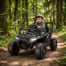 12V/24V Kids Ride On Car Electric UTV Truck Battery Power Wheels with Remote New
