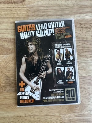 GUITAR LEAD GUITAR BOOT CAMP! DVD 2008 Paul Gilbert Joe Satriani Petrucci