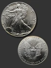 1987 Silver Eagle. BU perfect example. .9999 Silver