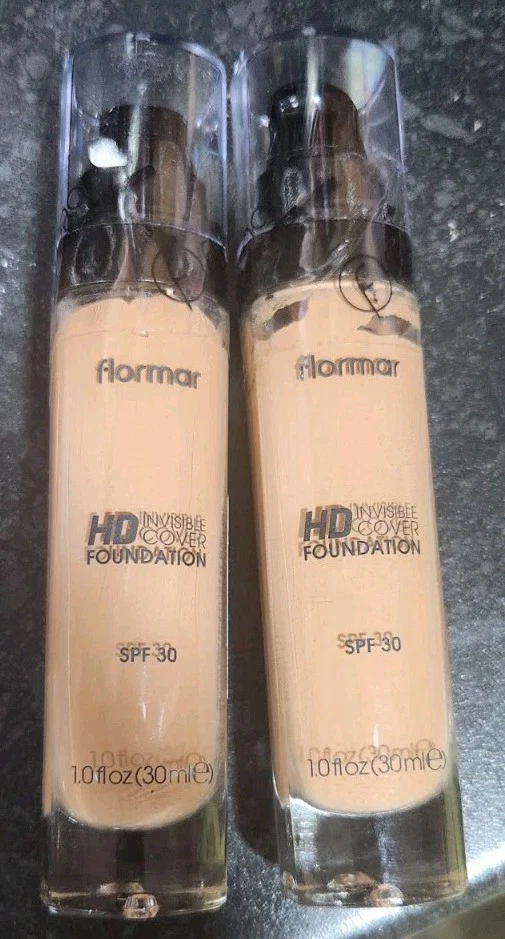 Flormar HD Invisible Cover Foundation LSF 30. Porzellan. Glasflasche 30 ml. Neu. - Bild 4 von 4