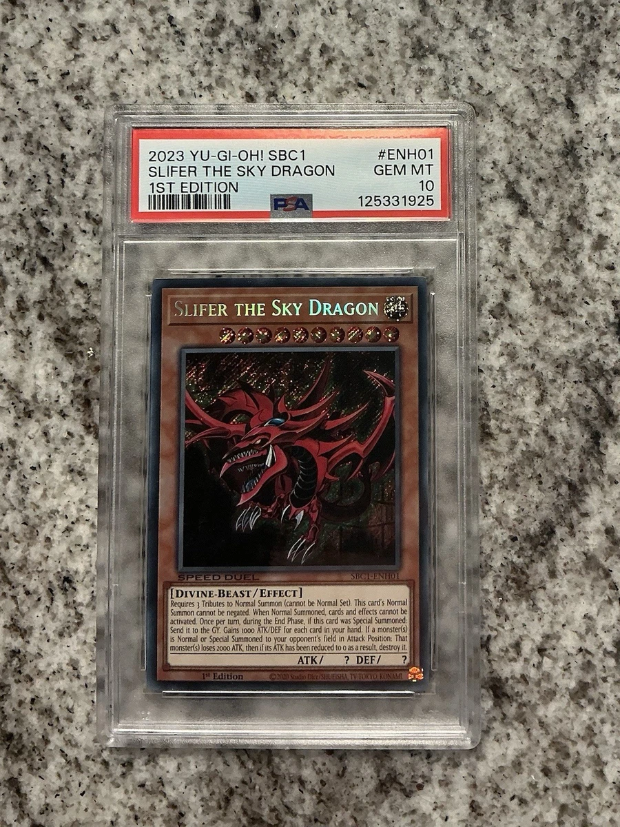 Slifer The Sky Dragon Yu-Gi-Oh! TCG Secret Rare Individual