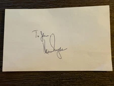 Ken Dryden Montreal Canadiens HOF signed autographed Hockey 3x5 index card