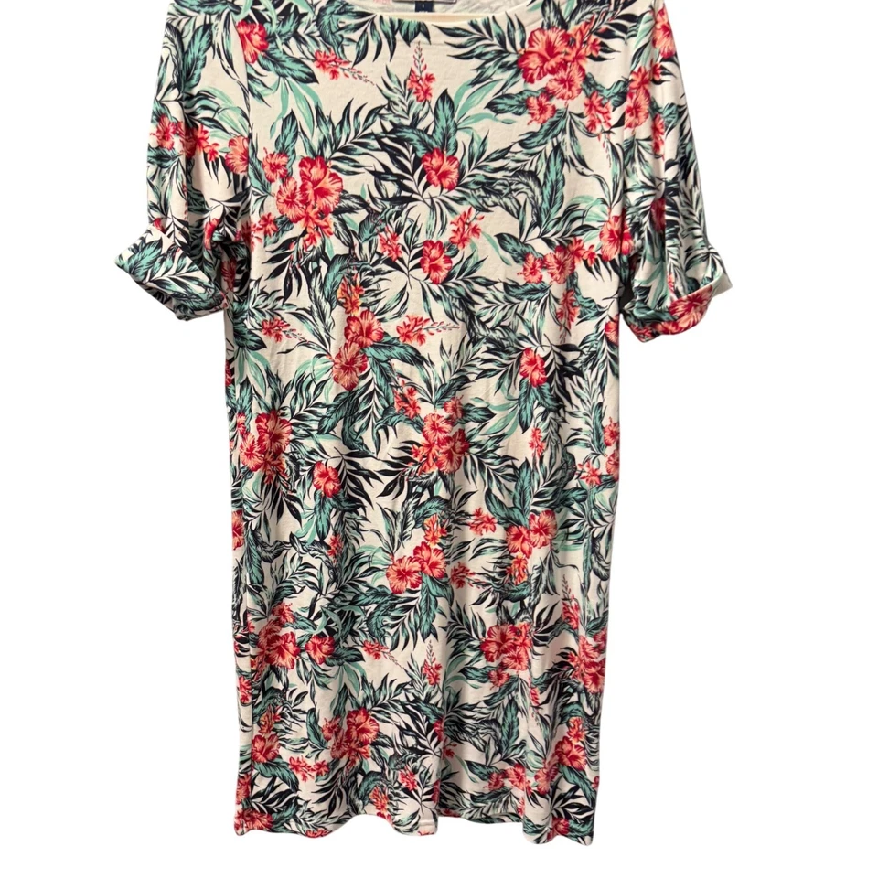 Vestido deportivo Karen Scott para mujer estampado floral talla L algodón/poliéster Foto 2 de 4