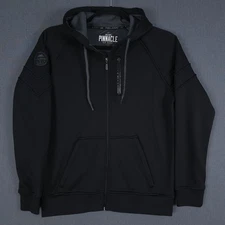 Pelagic Pinnacle Zip Hoody Mens Small Black Full Zip Fleece Lined Performance