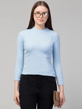 Women Knit Half Turtleneck Long Sleeve Sweater Top Fall Winter Slim Fit Pullover
