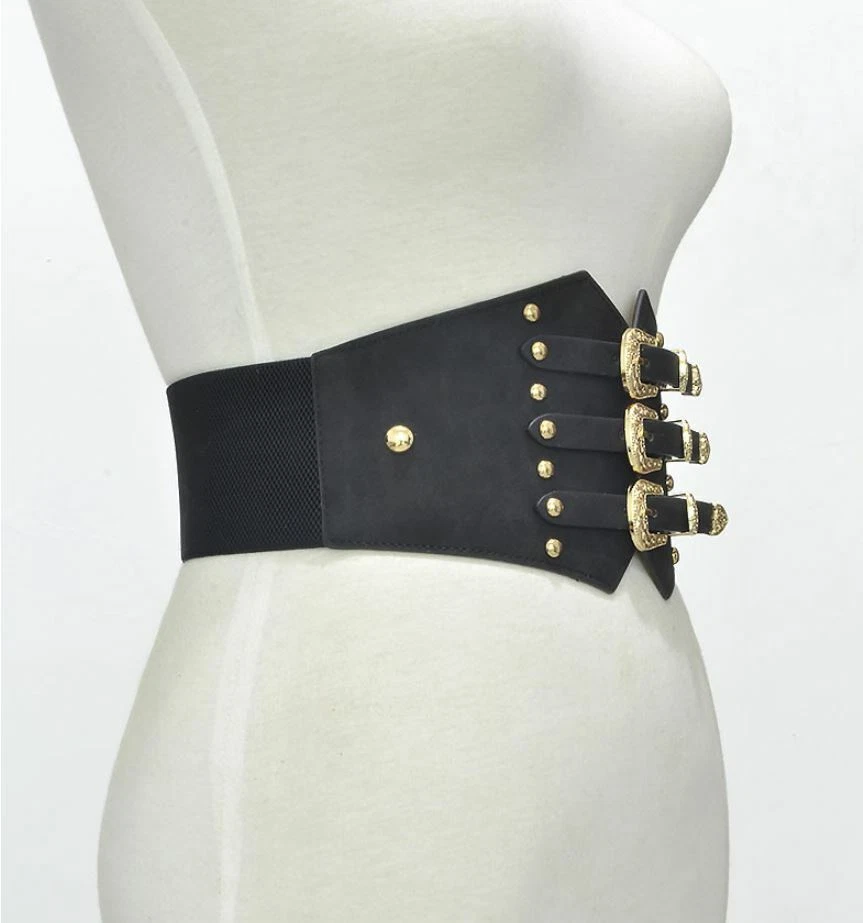 Elastic Waist Corset Belt Womens Waist Cincher Belt Adjustable Waist Band - image 4 of 4
