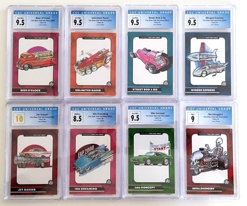Lot of 8 The Ones That Got Away Larry Wood Hot Wheels Exclusive 2023 CGC Graded