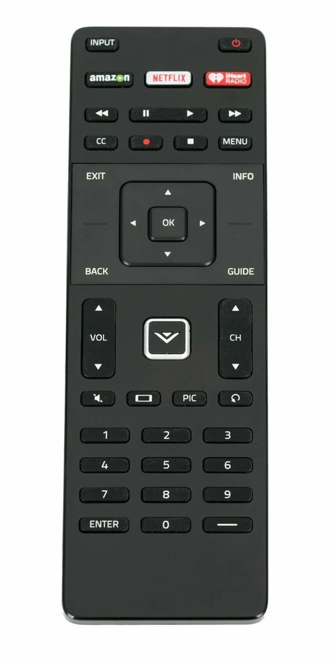 XRT122 for Smart TV Vizio Remote Control w Amazon Netflix iHeart Radio APP Key - Image 2 of 4