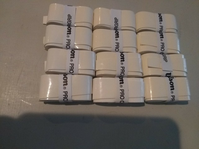 wilson pro overgrip comfort 12 pack white