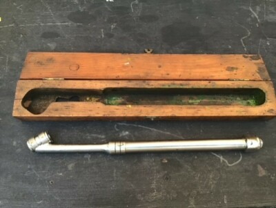 Oldtimerteil, Dunlop Reifendruckprüfer, Autojumble, Scheunenfund