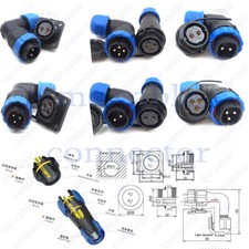 SD20 1 2 3 4 5 6 7 10 12 14 Pin Waterproof Connector, Aviation IP67 Plug Socket