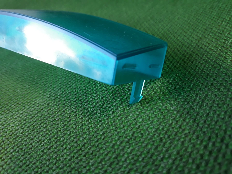 FRONTALINO PER CASE PC MASCHERINA Blu Trasparente - Immagine 4 di 4