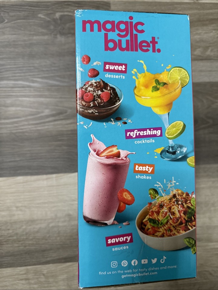 Magic Bullet Black Blender 7Piece Set New eBay