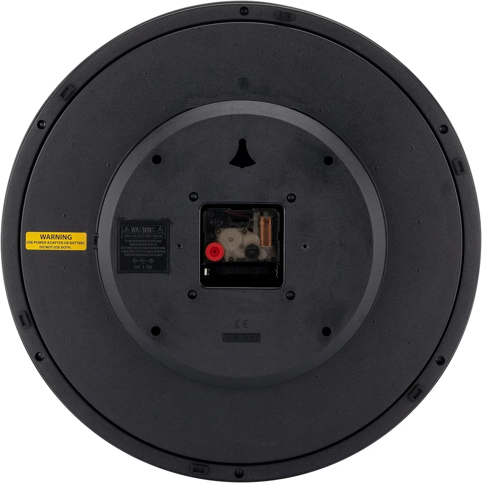 Relógio de parede Westclox 14" redondo elétrico para escritório, branco - Imagem 3 de 4