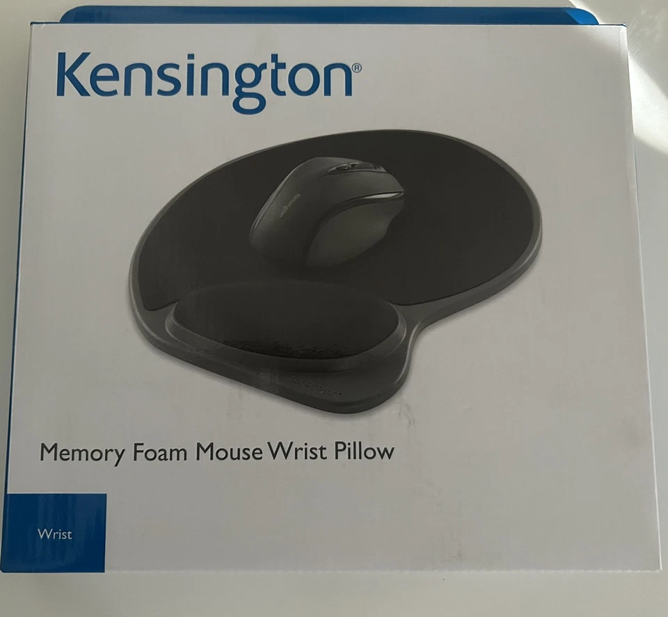 Kensington Wrist Pillow Memory Foam Mouse Wrist Rest, Black (KMW62816). New - Image 3 of 4