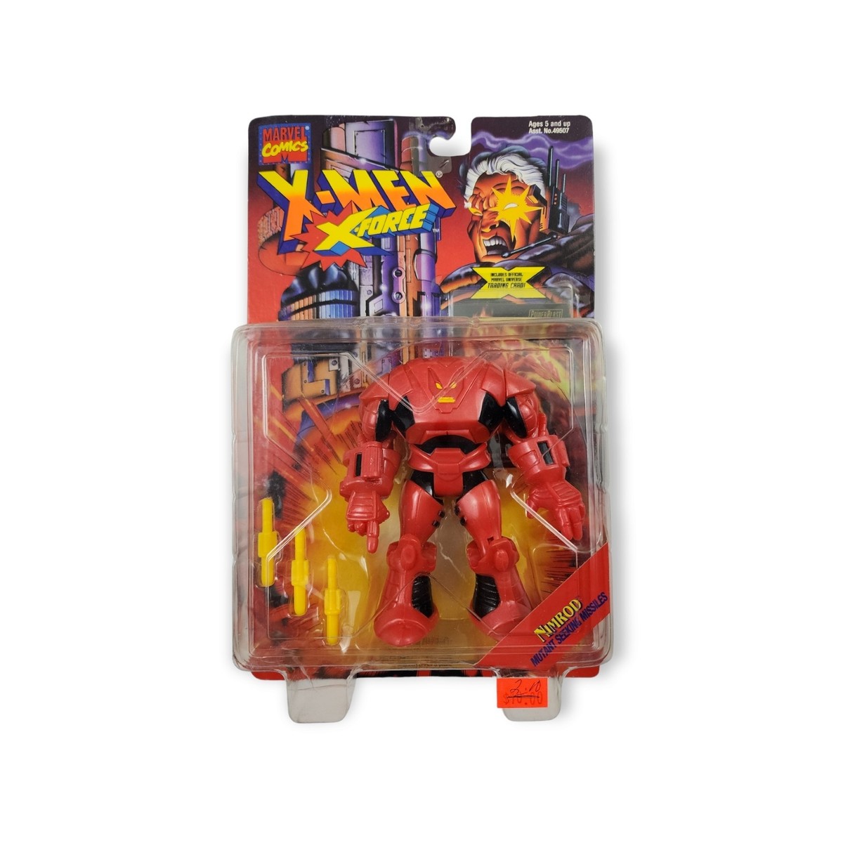 1995 Toy Biz X-Men X-Force Nimrod Action Figure & Marvel Comics