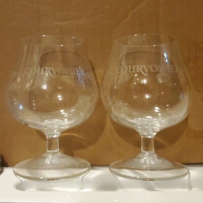 Courvoisier Le Cognac De Napoleon (SET OF 2) Snifter Glasses