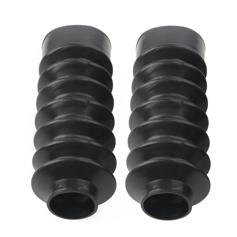 39mm Rubber Fork Cover Gaiter Gator Long Boot For Harley Dyna Sportster