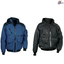 GIUBBINO IMPERMEABILE DA UOMO COFRA MOTOR CON CAPPUCCIO GIUBBOTTO LEGGERO LAVORO